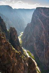 Obraz premium Black Canyon of the Gunnison National Park Colorado Landscape Cliffs