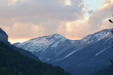 Snow cover mountain