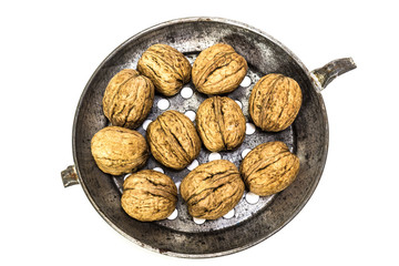 Walnuts in a Tin Scoop