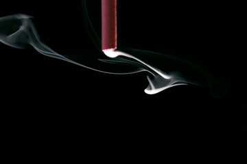 Smoke abstract as wallpaper / Smoke is a collection of airborne solid and liquid particulates and gases emitted when a material undergoes combustion