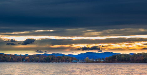 Sunset on Shelburne Bay