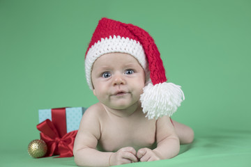 Santa Christmas baby