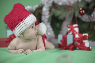 Santa Christmas baby