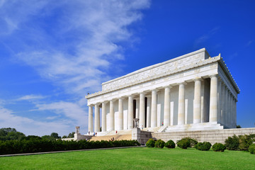Fototapeta na wymiar Abraham Lincoln Memorial In Washington DC