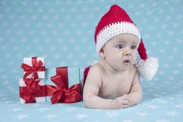 Santa Christmas baby