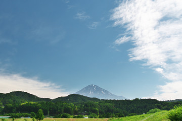 初夏の富士山