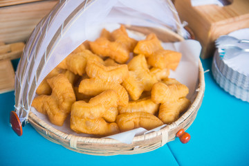 Deep-fried dough stick.