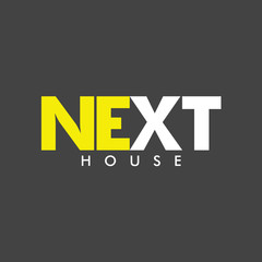 Next House Logo Vector Template Design