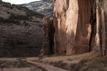 Obraz premium light stretching across the sandstone.