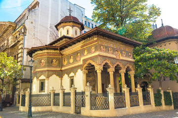 Obraz premium Stavropoleos monastery in Bucharest
