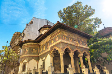 Obraz premium Stavropoleos monastery in Bucharest