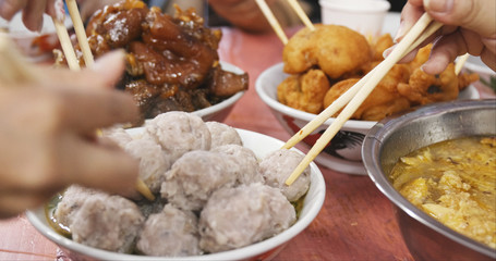 Chinese style dish on table