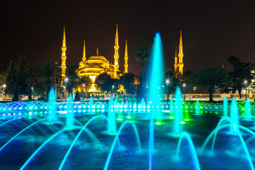 Fototapeta na wymiar Sultan Ahmet mosque in Istanbul