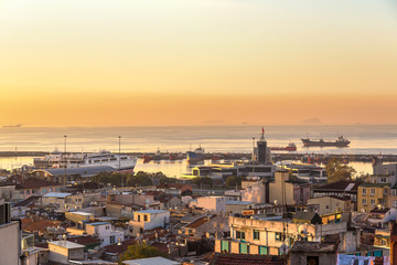 Obraz premium Istanbul sunset panorama