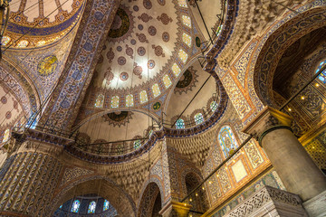 Fototapeta na wymiar Sultanahmet Mosque (Blue Mosque) in Istanbul