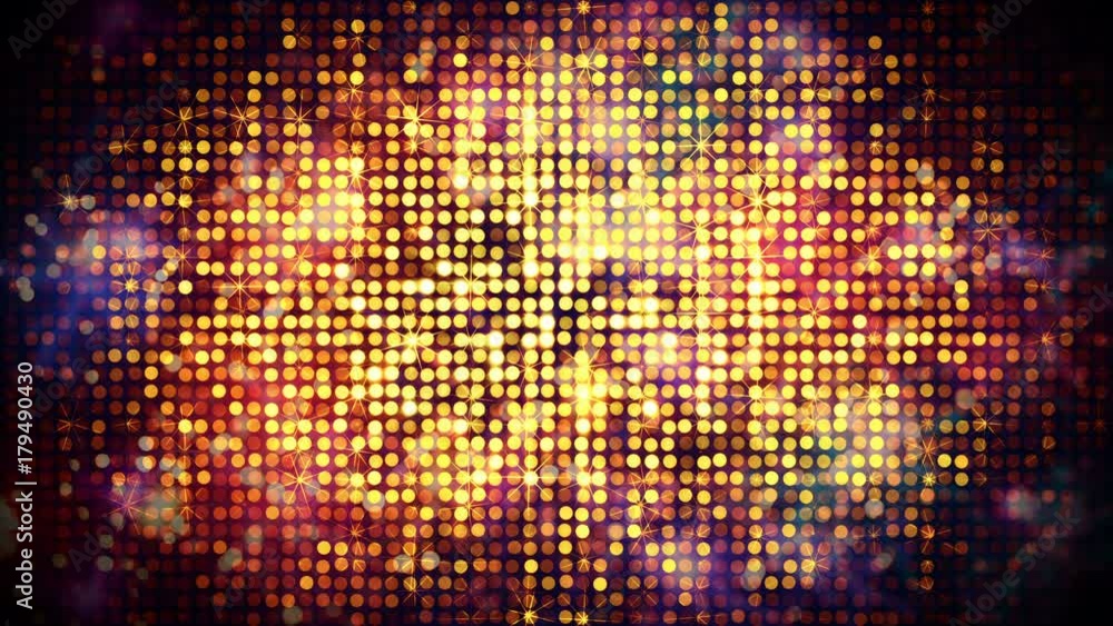 Poster light wall shining and fireworks. computer desogned seamless loop absrtact holiday animation 4k uhd 