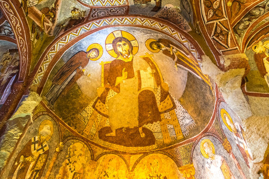 Cave church in Goreme, Cappadocia, Turkey