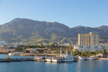 Obraz premium Panorama of Kyrenia in North Cyprus