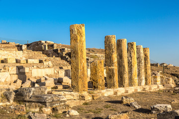 Ancient city Hierapolis in Turkey
