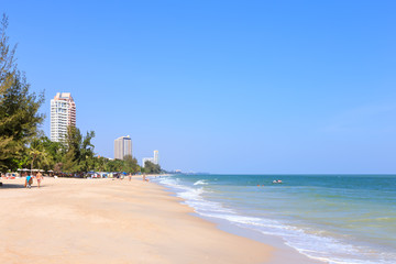 Fototapeta premium Cha-am beach near Hua Hin