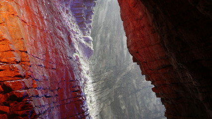 Fototapeta premium Parco grotta cascata di Varone