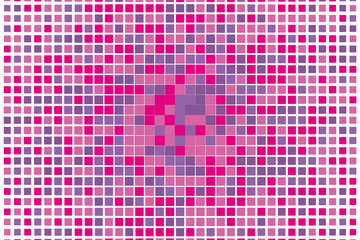 Abstract geometric pattern with small squares like ceramic tile. Design element for web banners, posters, cards, wallpapers, 