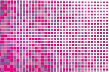 Abstract geometric pattern with small squares like ceramic tile. Design element for web banners, posters, cards, wallpapers, 