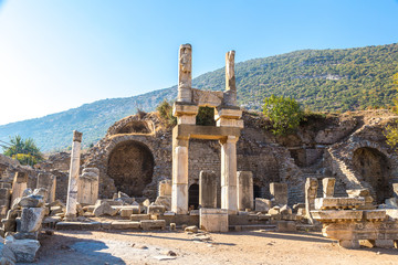 Fototapeta na wymiar Ancient city Ephesus, Turkey