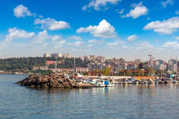 Poster Harbour view in Canakkale, Turkey. © Sergii Figurnyi