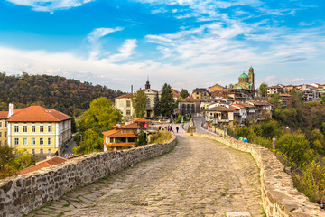 Naklejka premium Tsarevets Fortress i Veliko Tarnovo