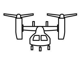 オスプレイ(線画)