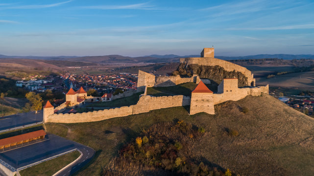Rupea medieval fortress. Transylvania, Romania