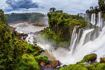 Deurstickers Pittoreske beroemde watervallen © Kushnirov Avraham