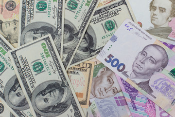  dollars and new Ukrainian  hryvnia