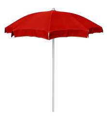 Beach umbrella - red