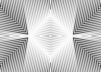 Abstract halftone creative geometric vector background. Black and white stripes pattern for modern design.