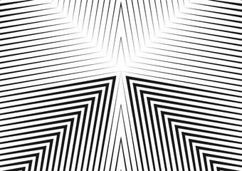Abstract halftone creative geometric vector background. Black and white stripes pattern for modern design.
