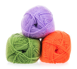 Bright woolen yarn