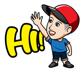 The character Man wearing hat