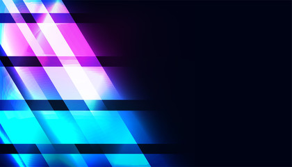 Obraz premium Glowing background with neon lines