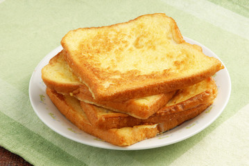 French toast  on the plate    