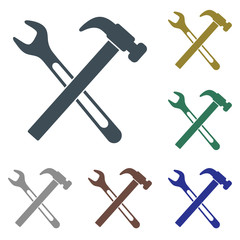 Plumbing work symbol icon