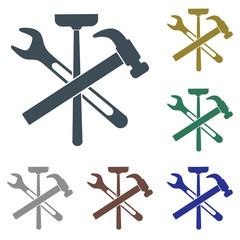 Plumbing work symbol icon