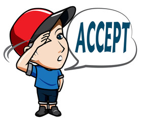 The character Man wearing hat