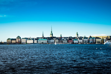 Naklejka premium Skyline Stoccolma Christmas