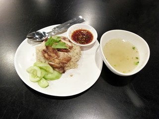 chicken and rice food