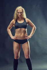 Fototapeta na wymiar fitness woman