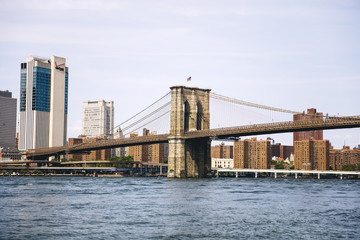 Brooklyn bridge in New York City