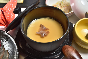 Chawanmushi-Japanese steamed egg custard