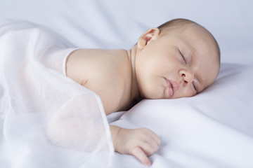 Adorable baby sleeping